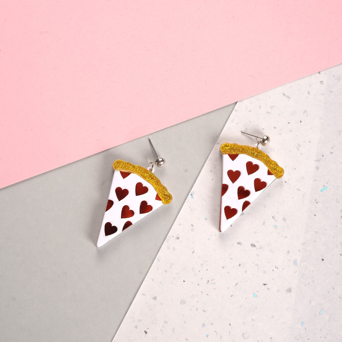 Pizza Earrings