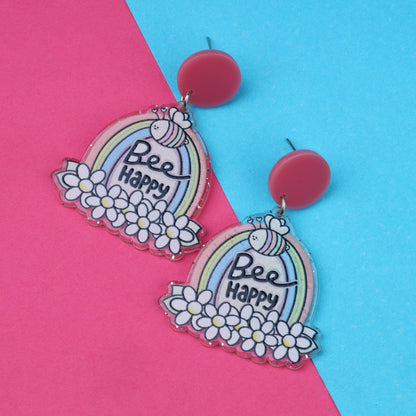 Happy Bee Earrings