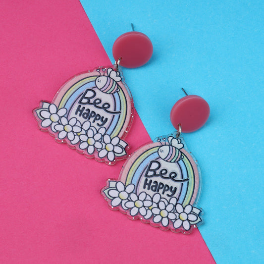 Happy Bee Earrings
