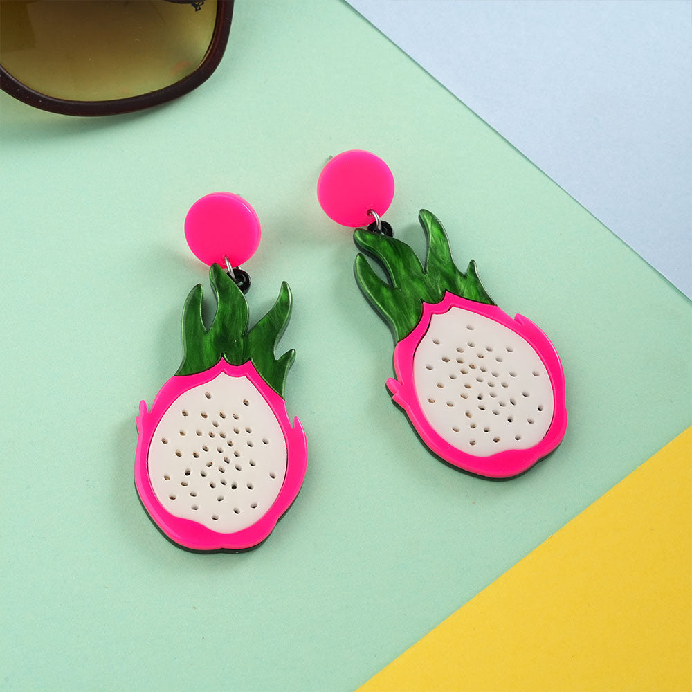 Dragon fruit  Earring