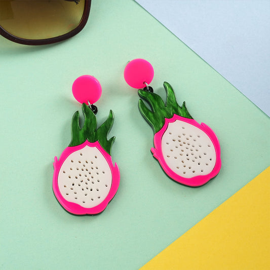 Dragon fruit  Earring