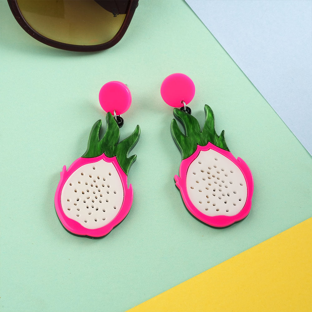 Dragon fruit  Earring