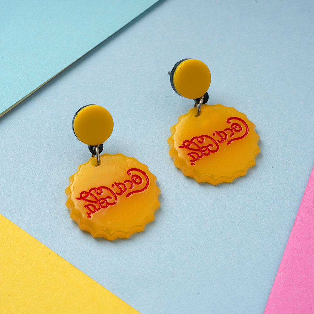 Coca Cola Tu Earrings