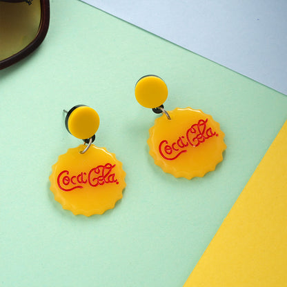 Coca Cola Tu Earrings